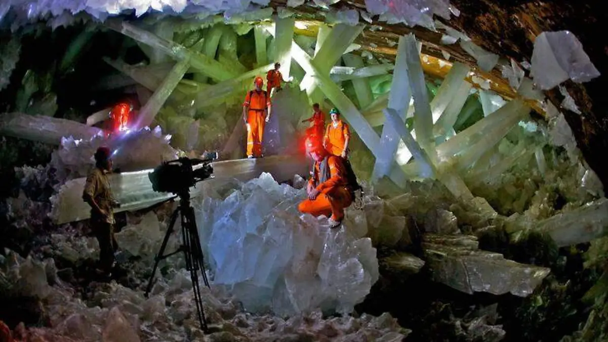 cueva de cristales en Naica